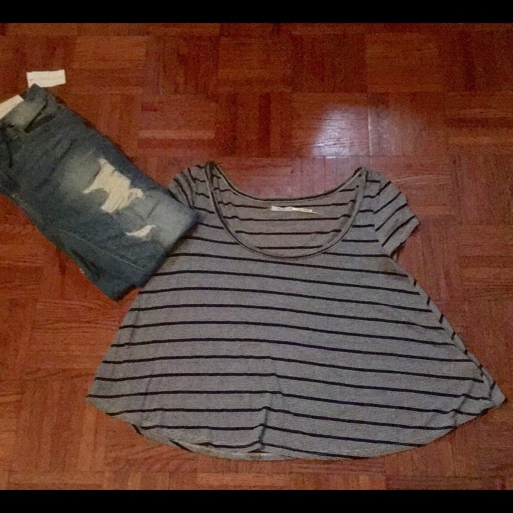 💀Kimchi Blue | Short Sleeve Babydoll Tee 🔹